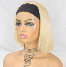 Load image into Gallery viewer, Custom Brazilian 613 Blonde Headband Wig 150% Density
