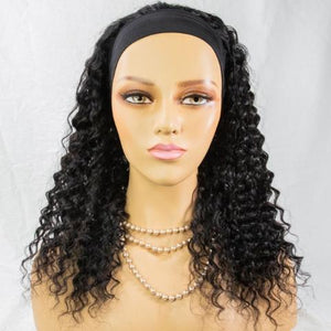 Custom Brazilian Curly Texture Headband Wigs