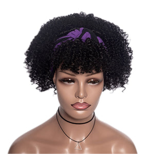Purple Wrap-Wig