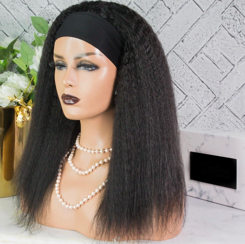 Custom Brazilian Natural Texture Headband Wigs – More Than Beauty By Amarie