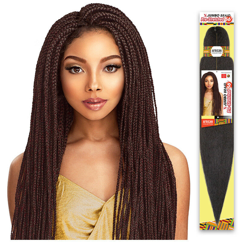 Sensationnel African Collection X-Jumbo Pre-Stretched Braid Synthetic Hair 56